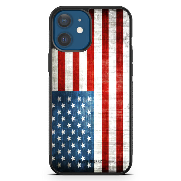 Bjornberry Hårdskal iPhone 12 - USA Flagga