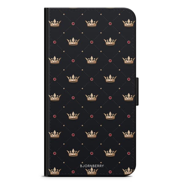 Bjornberry Plånboksfodral iPhone 8 Plus - Guldiga Kronor