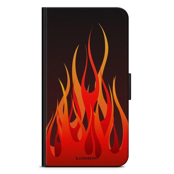 Bjornberry Plånboksfodral iPhone X / XS - Flames