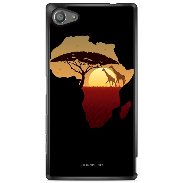 Bjornberry Skal Sony Xperia Z5 Compact - Afrika Svart