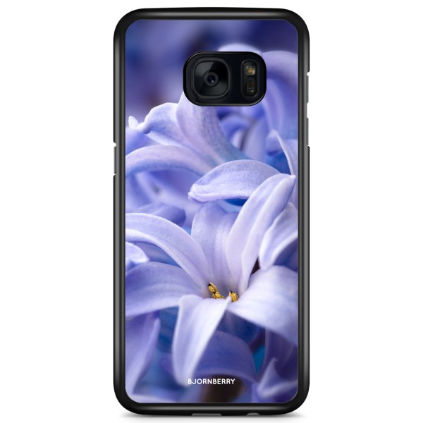 Bjornberry Skal Samsung Galaxy S7 - Blå blomma