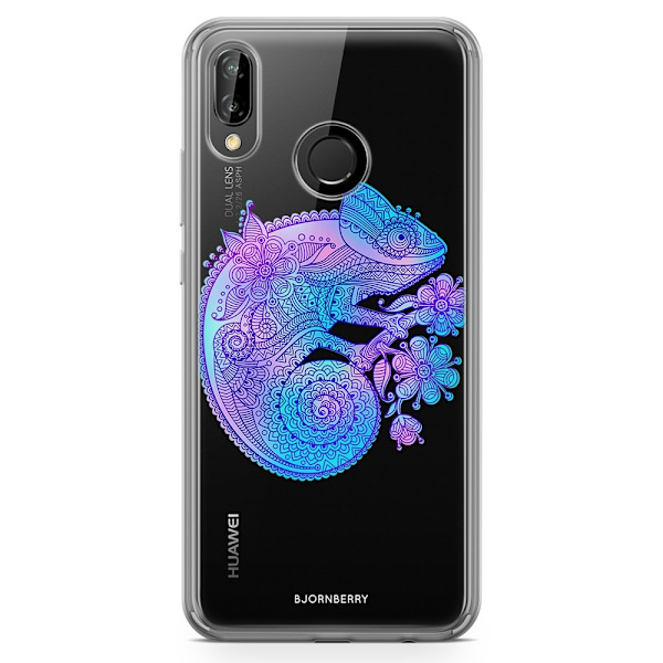 Bjornberry Hybrid Skal Huawei P20 Lite - Mandala Kameleont