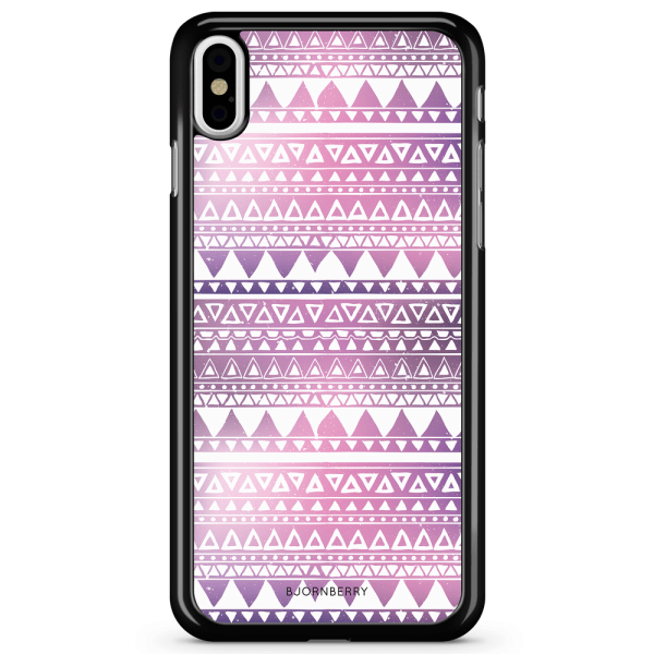 Bjornberry Skal iPhone X / XS - Lila Aztec