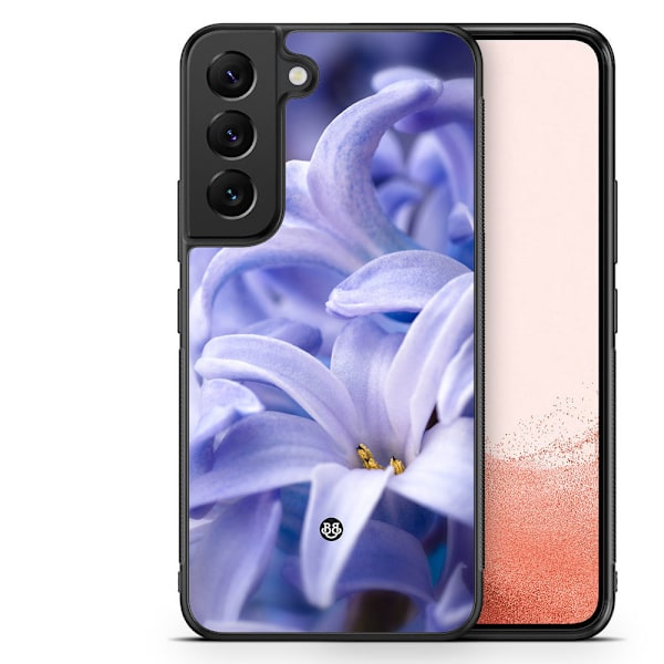 Bjornberry Skal Samsung Galaxy S22 Plus 5G -Blå Blomma