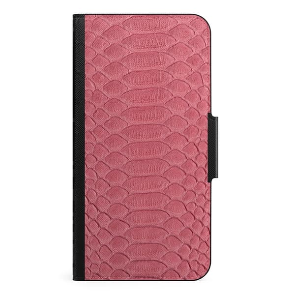 Naive iPhone 13 Mini Plånboksfodral - Pink Snake