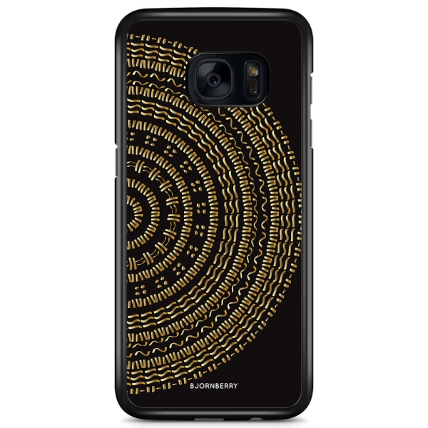 Bjornberry Skal Samsung Galaxy S7 - Mandala Guld/Svart