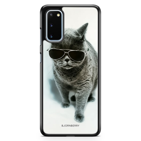 Bjornberry Skal Samsung Galaxy S20 - Katt Glasögon