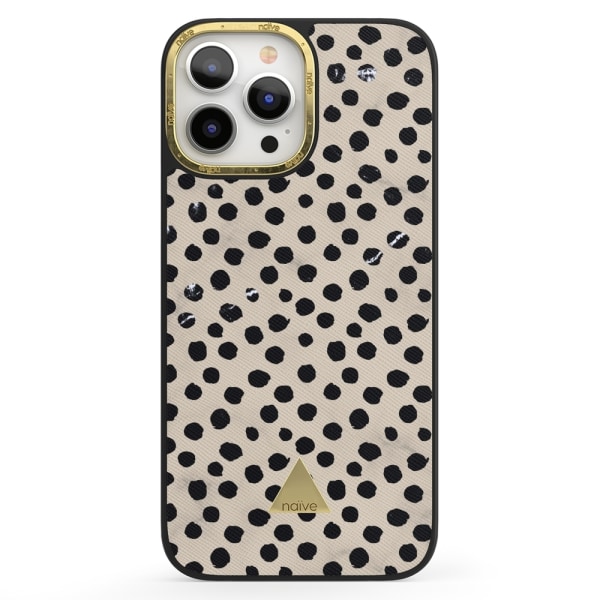 Naive iPhone 13 Pro Max Skal - Marble Dots
