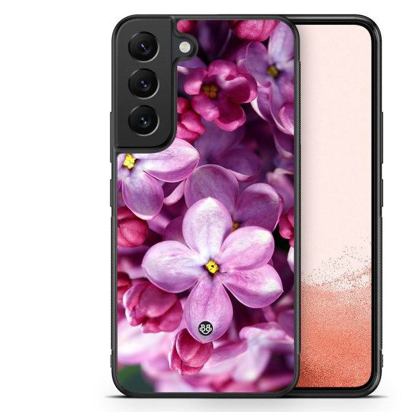 Bjornberry Skal Samsung Galaxy S22 Plus 5G -Lila Vårblommor