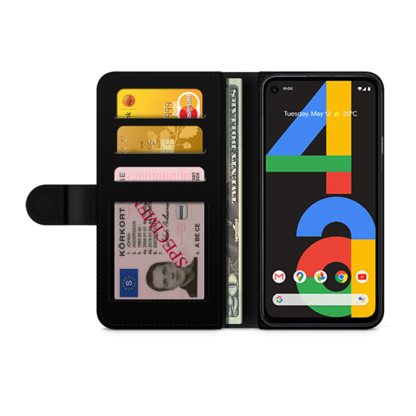 Bjornberry Plånboksfodral Google Pixel 4A - Blomma