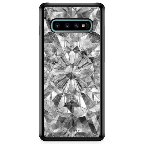 Bjornberry Skal Samsung Galaxy S10 - Grå Kristaller