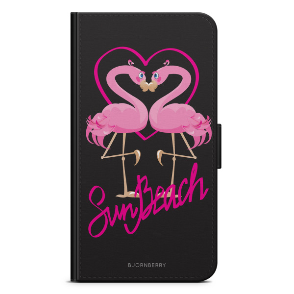 Bjornberry Plånboksfodral Sony Xperia Z5 - Sun Beach Flamingo
