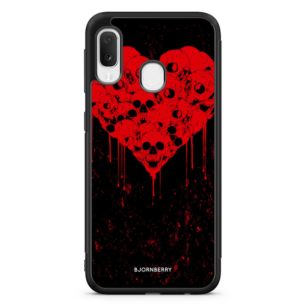 Bjornberry Skal Samsung Galaxy A20e - Skull Heart