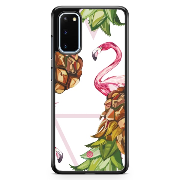 Bjornberry Skal Samsung Galaxy S20 FE - Ananas & Flamingo
