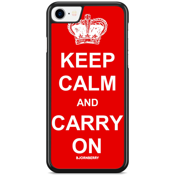 Bjornberry Skal iPhone SE (2020) - Keep calm carry on