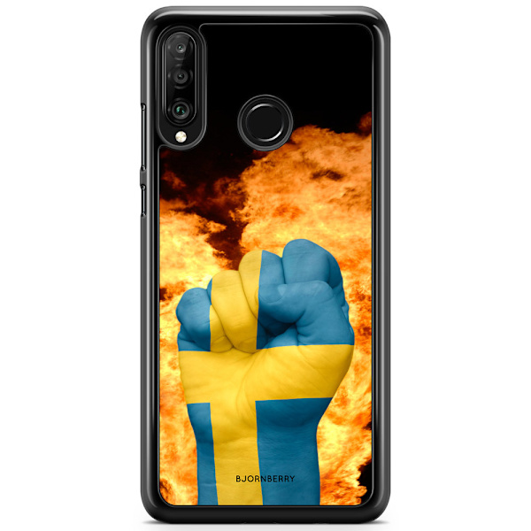Bjornberry Hårdskal Huawei P30 Lite - Sverige Hand