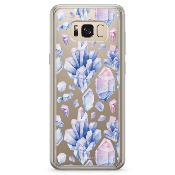 Bjornberry Skal Hybrid Samsung Galaxy S8+ - Pastell Kristaller