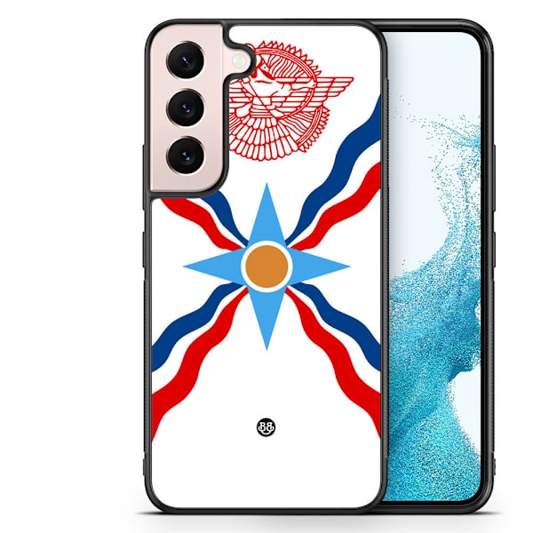 Bjornberry Skal Samsung Galaxy S22 5G -Assyriska flaggan