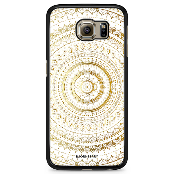 Bjornberry Skal Samsung Galaxy S6 Edge - Guld Mandala