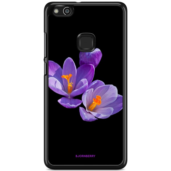 Bjornberry Skal Huawei P10 Lite - Lila Blommor