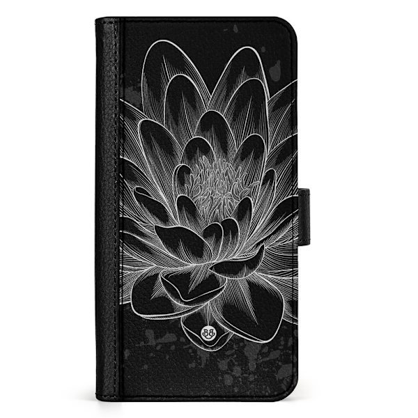 Bjornberry Google Pixel 7a Fodral - Svart/Vit Lotus
