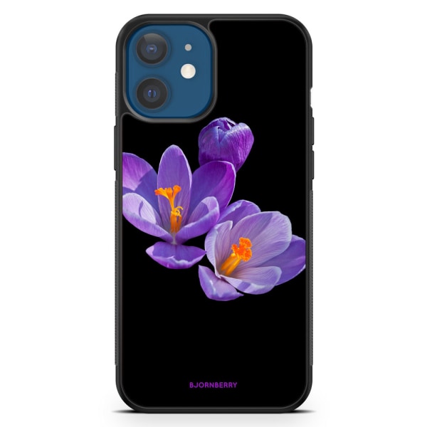 Bjornberry Hårdskal iPhone 12 - Lila Blommor