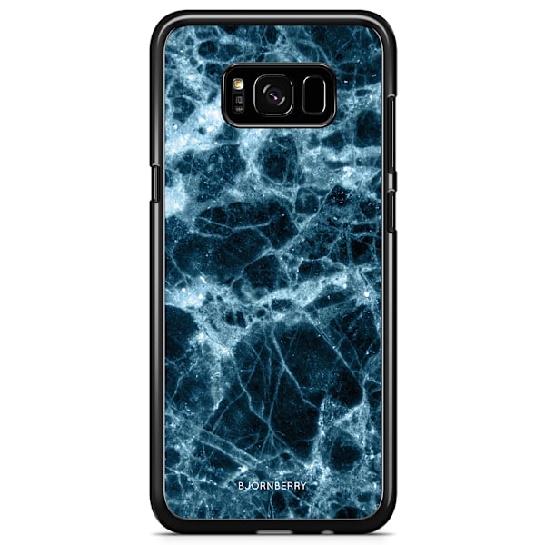 Bjornberry Skal Samsung Galaxy S8 Plus - Blå Marmor