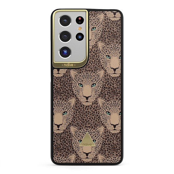 Naive Samsung Galaxy S21 Ultra Skal - Leopard