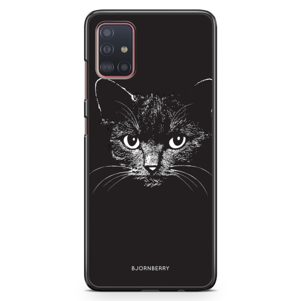 Bjornberry Skal Samsung Galaxy A51 - Svart/Vit Katt