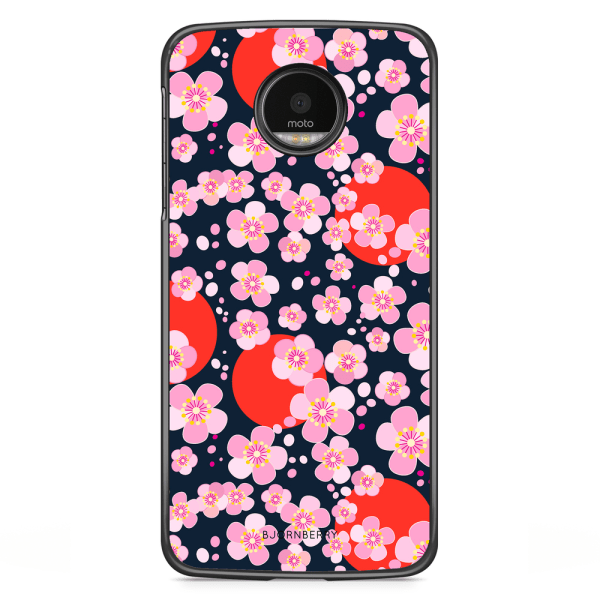 Bjornberry Skal Motorola Moto G5S Plus - Japan Blommor