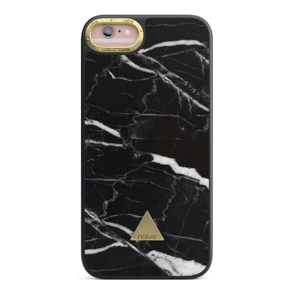 Naive iPhone 6/6s Skal - Black Marble