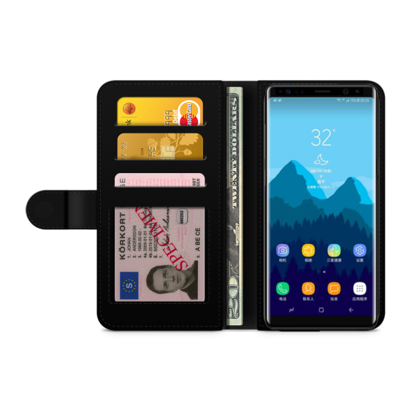 Bjornberry Fodral Samsung Galaxy Note 8 - Lila Aztec