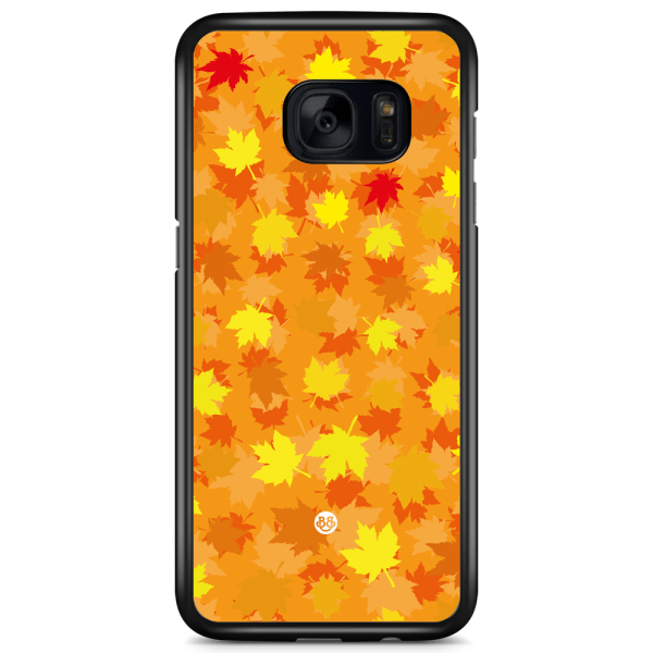 Bjornberry Skal Samsung Galaxy S7 - Orange/Röda Löv
