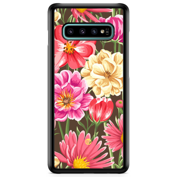 Bjornberry Skal Samsung Galaxy S10 - Sömlösa Blommor