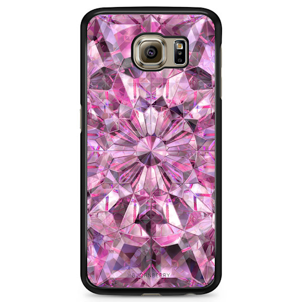 Bjornberry Skal Samsung Galaxy S6 Edge - Rosa Kristaller