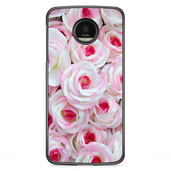 Bjornberry Skal Motorola Moto G5S Plus - Rosa Rosor
