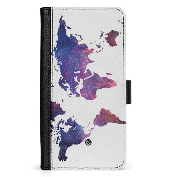Bjornberry Fodral Samsung Galaxy A34 5G - Världskarta Rymd