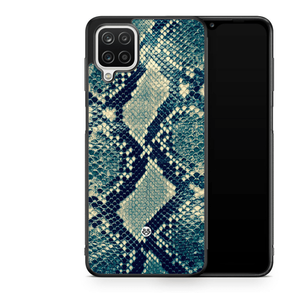 Bjornberry Skal Samsung Galaxy A12 -Blå Orm