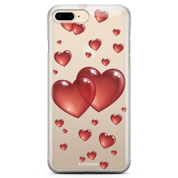 Bjornberry iPhone 7 Plus TPU Skal - Hjärtan