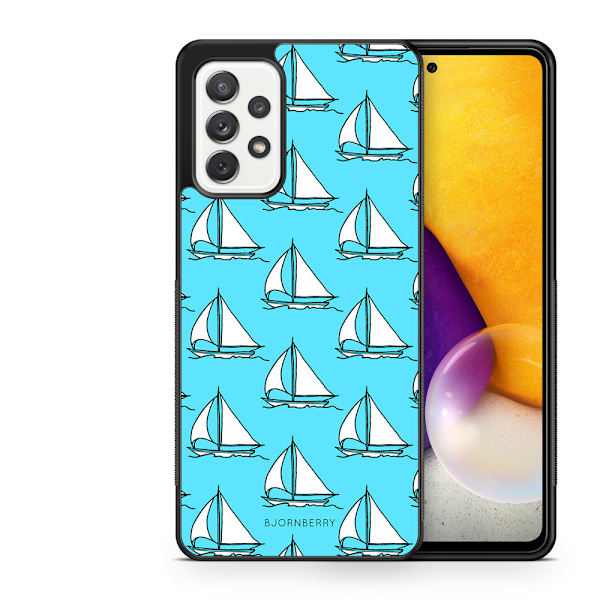 Bjornberry Skal Samsung Galaxy A52/A52s 5G -Segelbåts Mönster