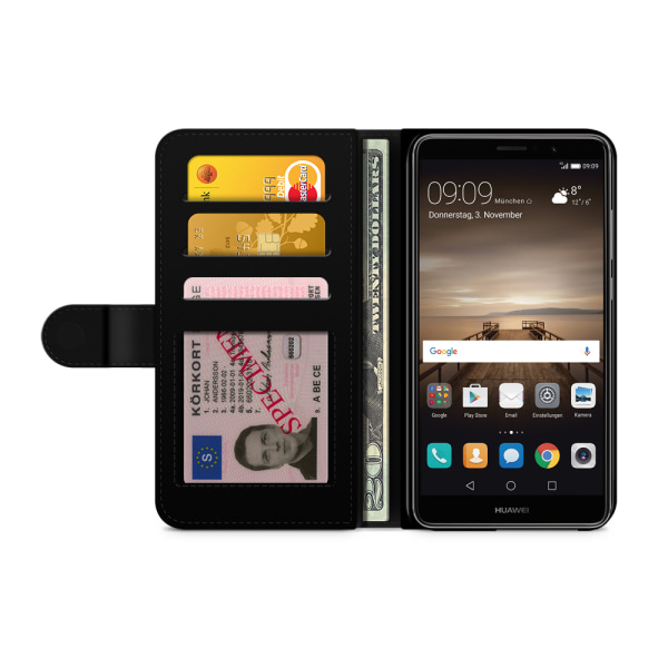 Bjornberry Plånboksfodral Huawei Mate 9 - Rymden