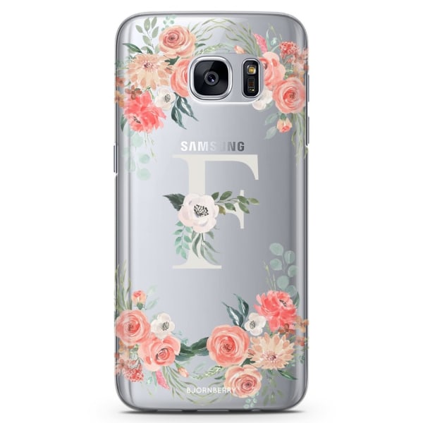 Bjornberry Samsung Galaxy S7 Edge TPU Skal -Monogram F