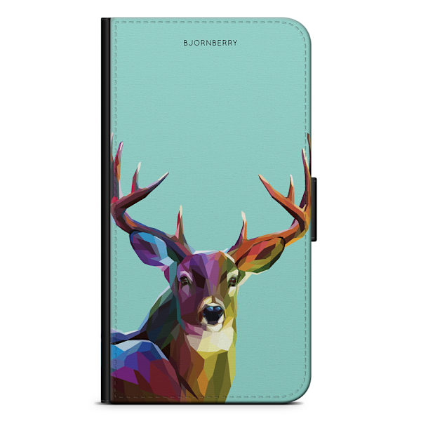 Bjornberry Plånboksfodral OnePlus 7 - Färgglad Hjort