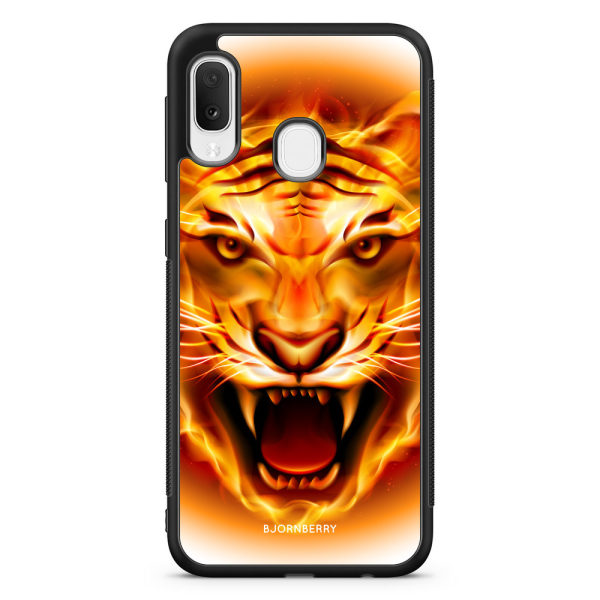 Bjornberry Skal Samsung Galaxy A20e - Flames Tiger