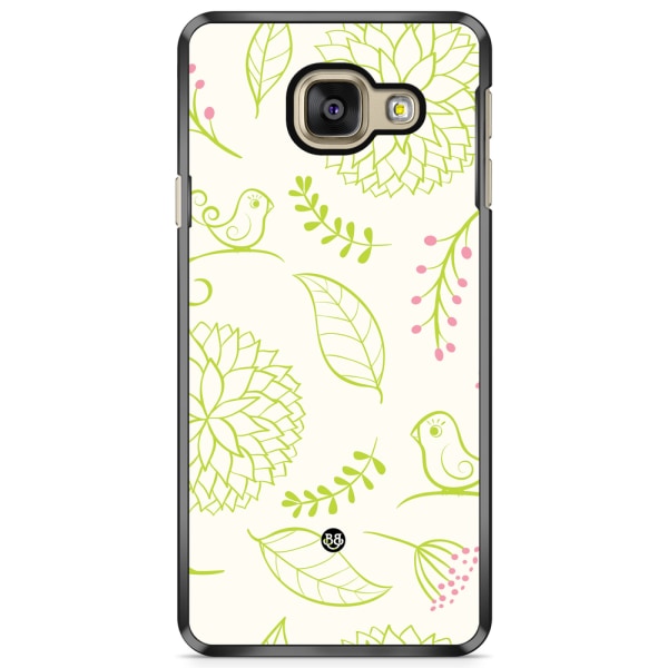Bjornberry Skal Samsung Galaxy A3 7 (2017)- Blomster Grön