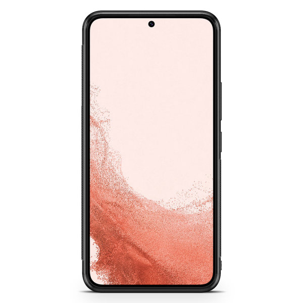 Bjornberry Skal Samsung Galaxy S23 Plus -Röd Retromönster