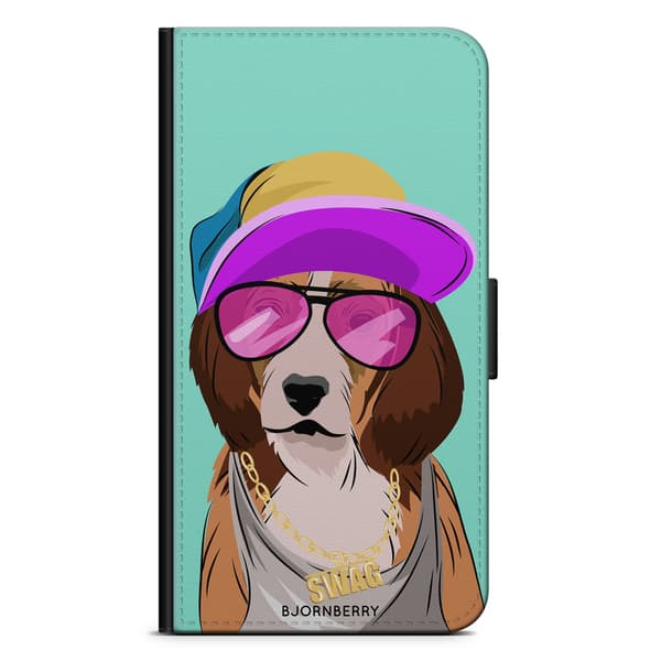 Bjornberry Plånboksfodral iPhone 12 Pro - SWAG Hund