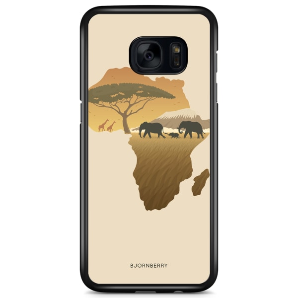 Bjornberry Skal Samsung Galaxy S7 Edge - Afrika Brun