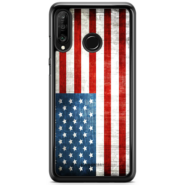 Bjornberry Hårdskal Huawei P30 Lite - USA Flagga
