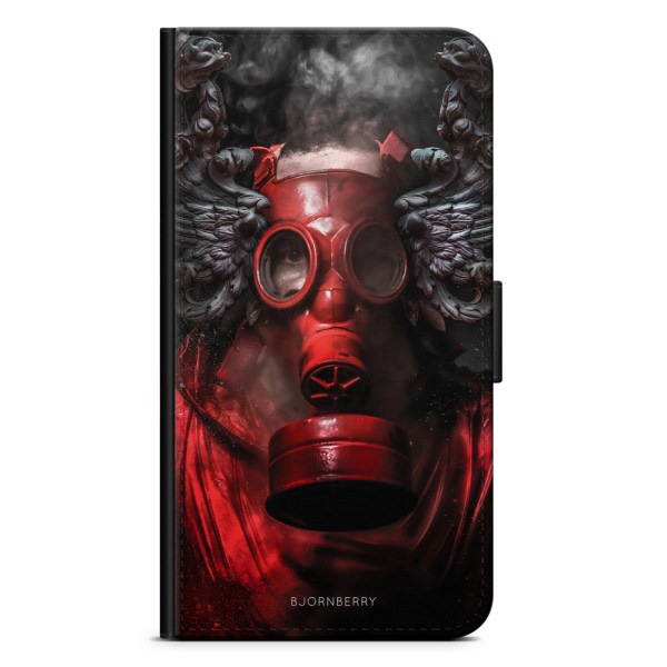 Bjornberry OnePlus 5T Plånboksfodral - Gas Mask